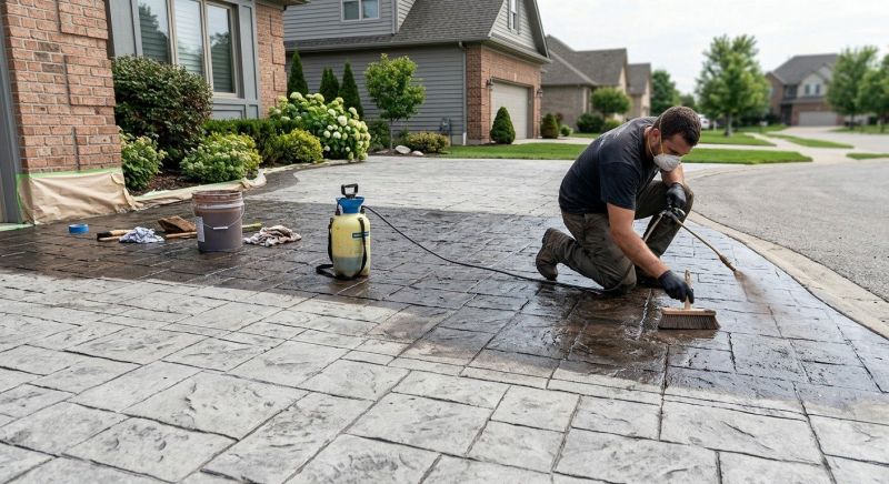 Driveway Refinishing in Frisco, TX