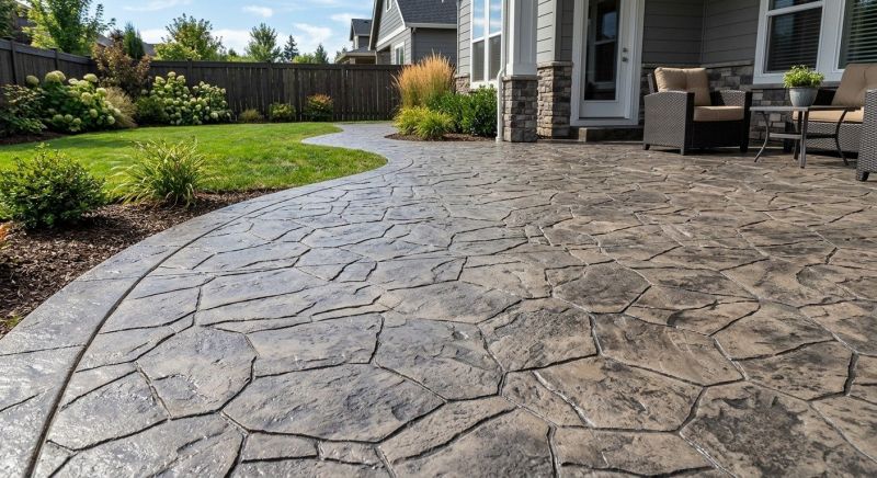 Stamped Overlay Installation in Corpus Christi, TX