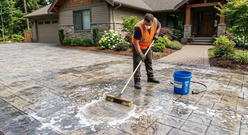 Concrete Acid Washing in Dallas, TX