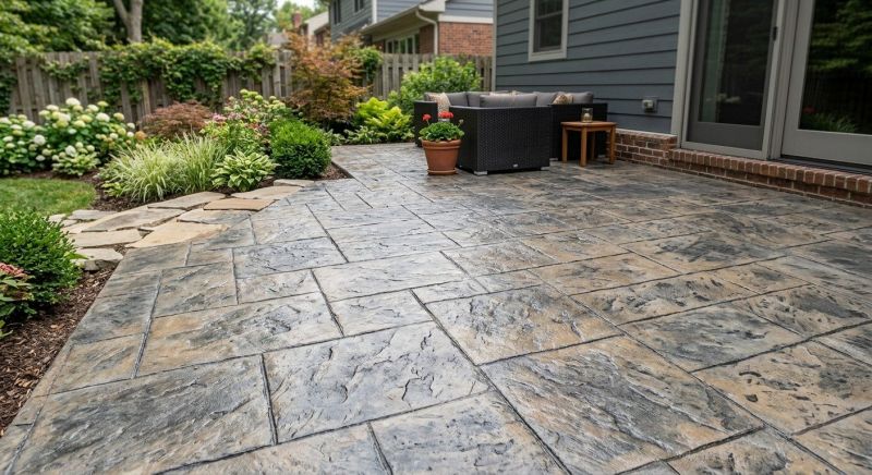 Concrete Overlay Installation in Frisco, TX