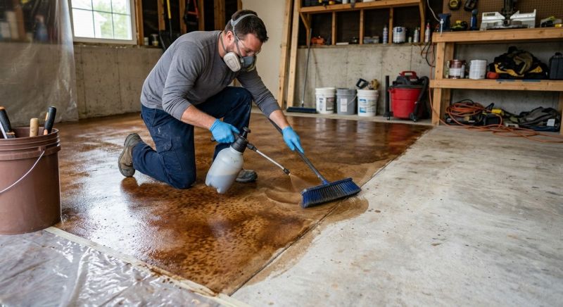 Concrete Staining Service in Frisco, TX
