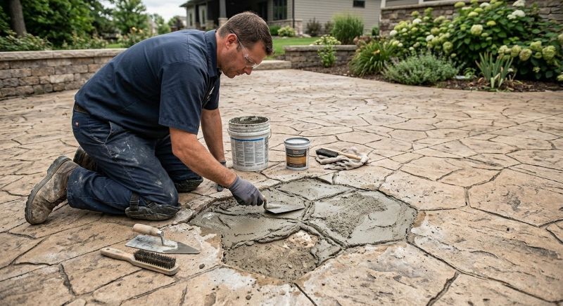 Decorative Concrete Repair in Medina, OH