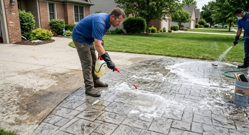 Driveway Acid Washing in Fort Worth, TX