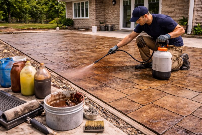 Interior Concrete Staining in Corpus Christi, TX