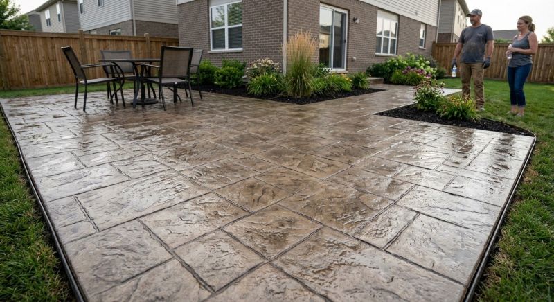 Patio Stamping in Corpus Christi, TX