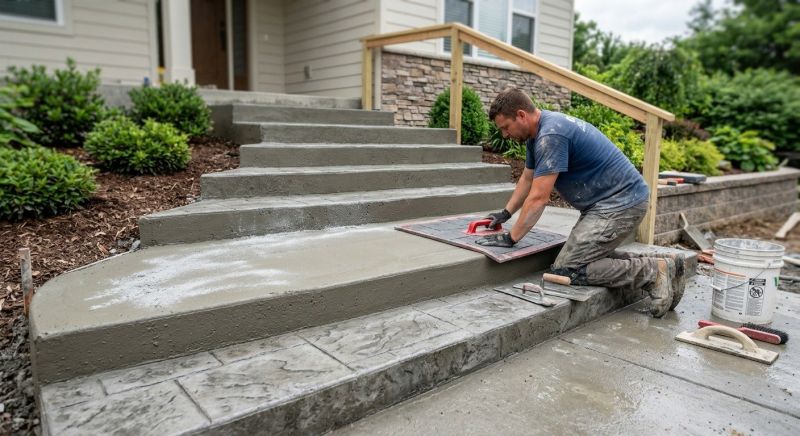 Stamped Concrete Construction in Fort Worth, TX
