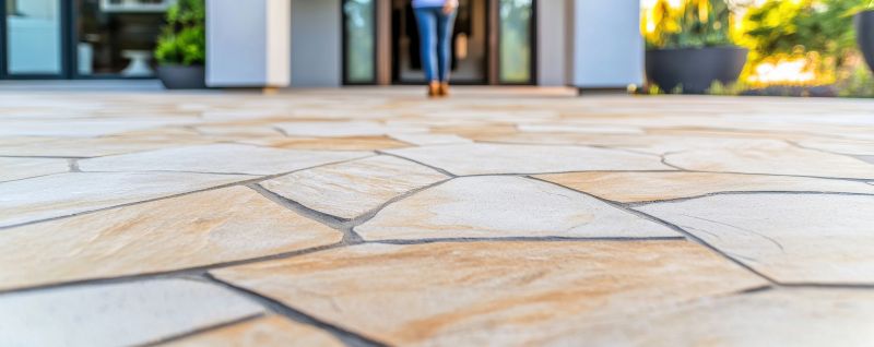 Stamped Concrete Patio Installation in Frisco, TX