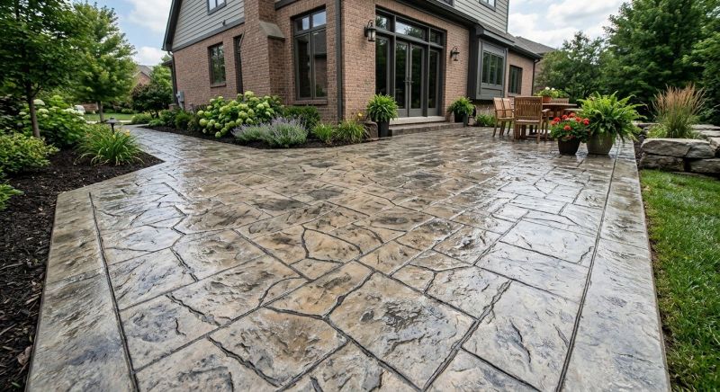 Stamped Concrete Replacement in Dallas, TX