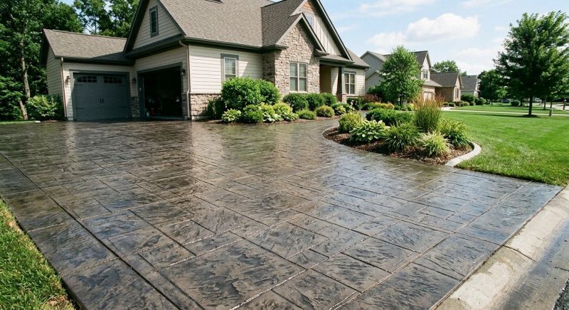 Stamped Concrete Replacement in Dallas, TX