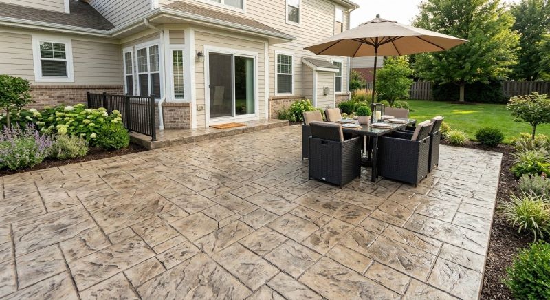 Stamped Concrete Replacement in Dallas, TX